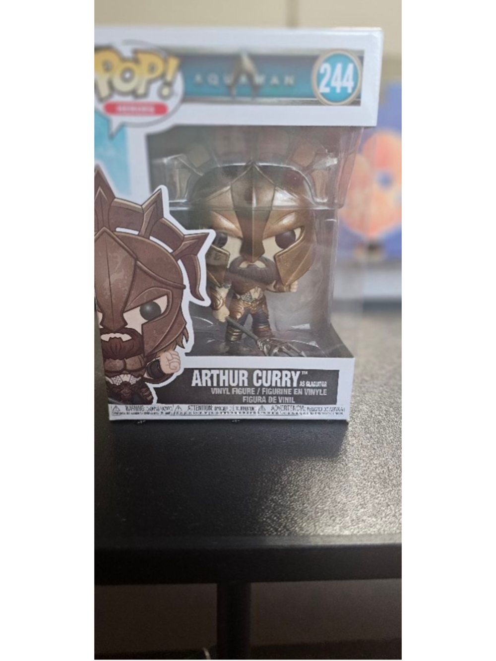 Boys Funko‎ Pop! Aquaman Arthur Curry as Gladiator Action Figure One Size Gold